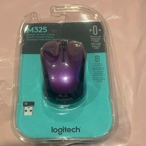 Logitech M325 Wireless Mouse - Vibrant Purple